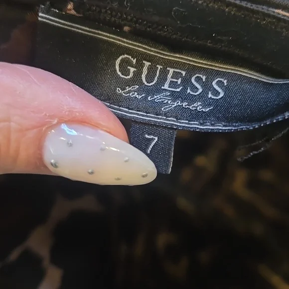 New Guess Los Angeles Elegant Jet Black Strapless Silky Dress - Picture 9 of 14